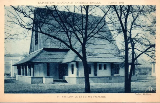 Carte postale ancienne : Paris (75), exposition coloniale internationale 1931