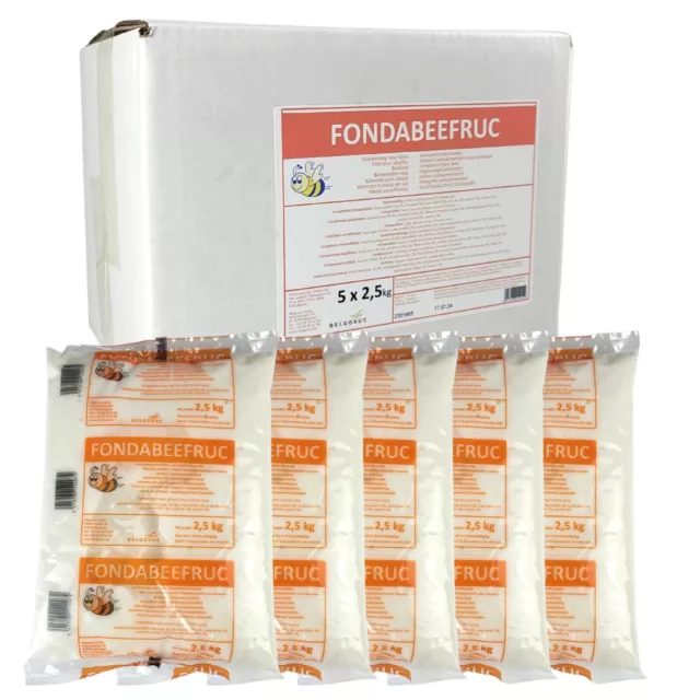 5x2,5kg Fondabeefruc 12,5kg Bienenfutterteig Futterteig Bienen Futter Imker