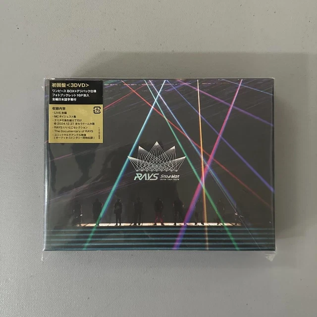 【DVD】 Man Dome Tour 2024 RAYS SNOW MAN DOME TOUR 2024 RAYS BLU-RAY 3 DISCS JAPAN LIMITED