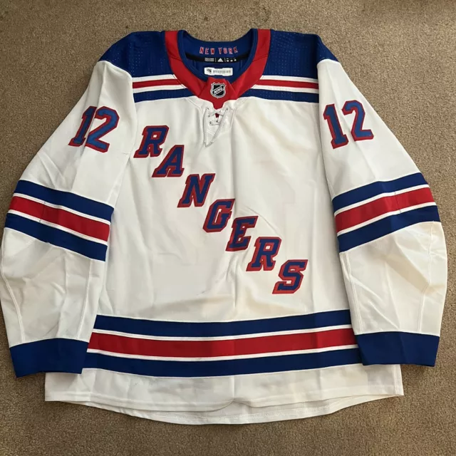 Celebrating Hispanic Heritage Night Warm-Up Jersey Autographed and Worn by #55 Ryan Lindgren - New York Rangers - NHL Auctions