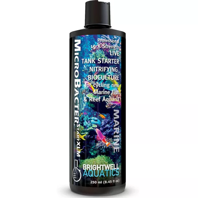 Brightwell Aquatics MicroBacter START XLM 250mL Pro Strength Reef Rapid Cycle