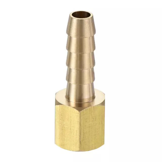 Brass Barb Hose Fitting Connector Adapter 1/4 Barbed x 1/8NPT Female Pipe