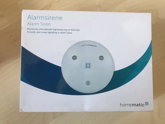 Homematic IP Alarmsirene – HmIP-ASIR – neuwertig, OVP, exkl. Batterien