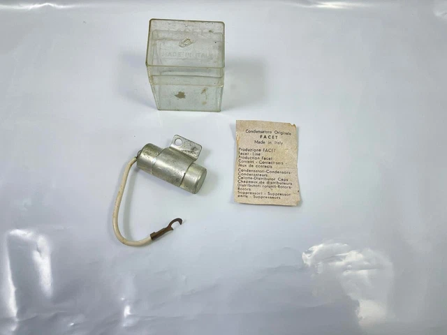 Ducati Single Bevel 100 125 160 175 200 250 350 Facet Condenser Nos P/N1316018