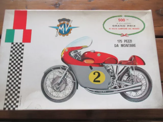 Protar Moto M.v. 500Cc 4 Cyl Gp Bike Kit 1:9 Scale Rare Kit