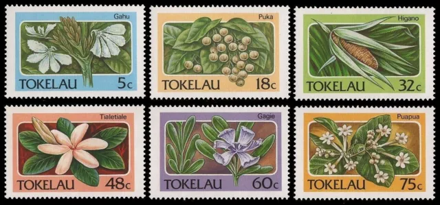 Tokelau 1987 - Mi-Nr. 136-141 ** - MNH - Blumen / Flowers