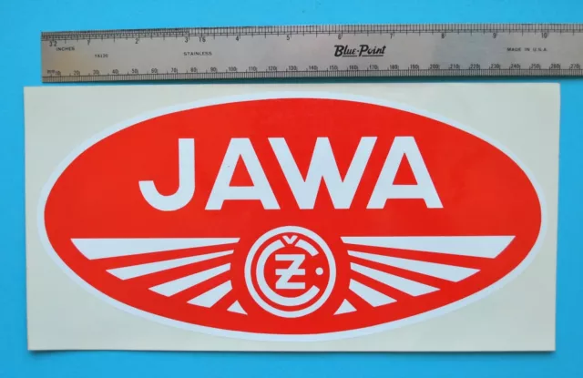 CZ Motocross Enduro Street Motorcycle Sticker 259mm Jawa 125cc - 250cc - 400