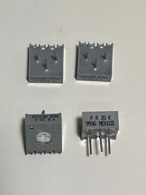 72PR20KLF through hole 20k trimmer pot. BI Technologies.  Qty 99 pieces.