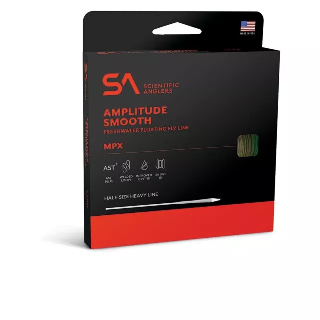 New Scientific Angler Amplitude Smooth Mpx Wf-4-F #4 Fly Line