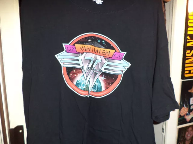 Van Halen Tour shirt 2007 - 2008, Men's XL Extra Large ( Used )