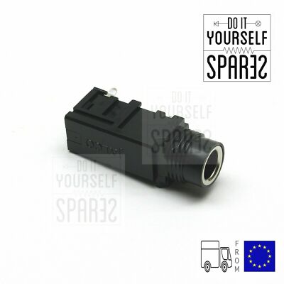DKN HEADPHONE MIC CONECTOR JACK 1/4" 6.35mm PIONEER DJM-500 600 800 JALCO DKN1281 
