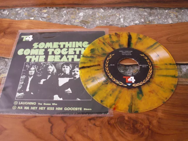 The Beatles - Something / Come Together 7" EP 1969 Multi-Colour Splatter 45rpm