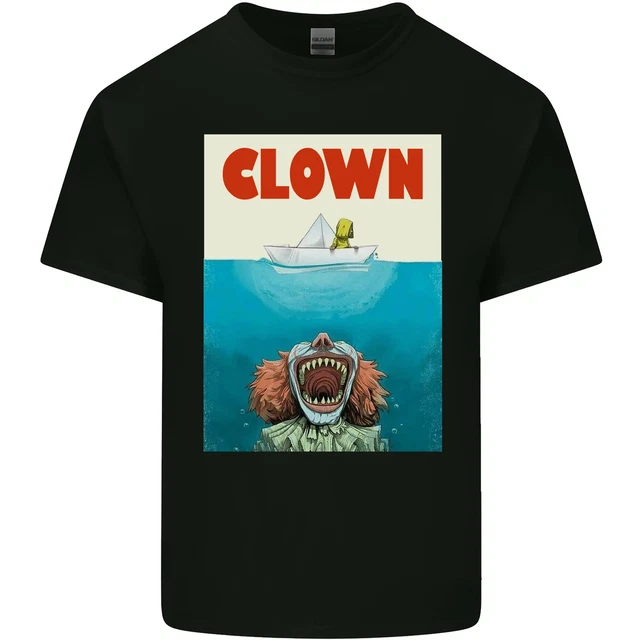 Jaws Funny Parody Clown Halloween Horror Kids T-Shirt Childrens