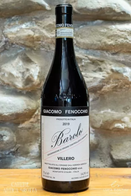 Vigna Villero 2019 Vino Barolo DOCG Giacomo Fenocchio Monforte d Alba 75cl 14,5%