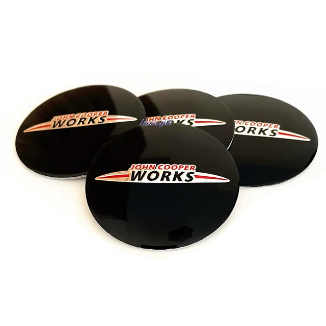 3D JCW WHEEL Center HubCap 56mm For MINI JOHN COOPER WORKS R50 R53 R56