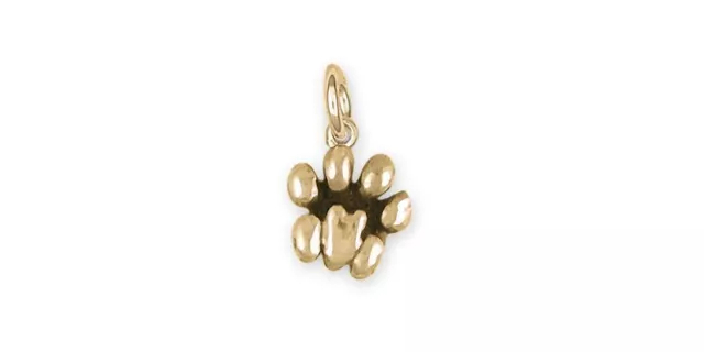 Lion Paw Charm Jewelry 14k Gold Handmade Lion Charm LPW1-CG