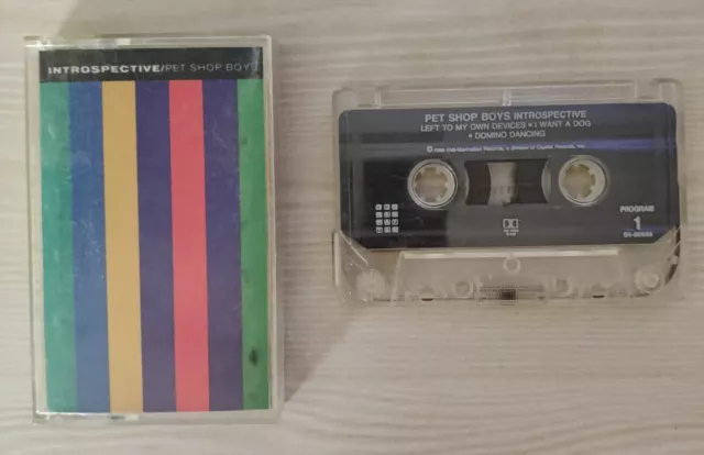 Introspective By Pet Shop Boys Cassette Tape Used