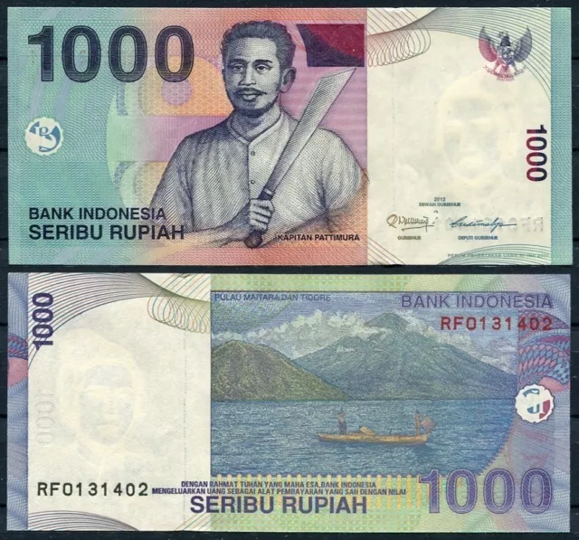 INDONESIA 1000 rupiah rupias 2012  Pick Nuevo   SC / UNC