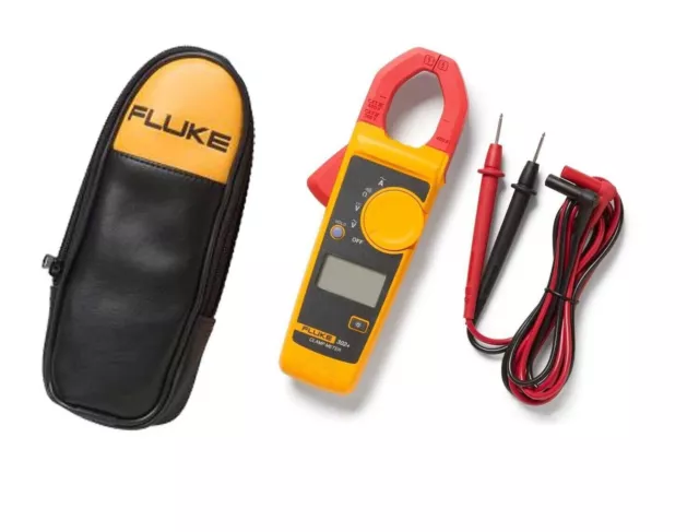 FLUKE 302+ Handheld Digital Clamp Meter Multimeter Tester DMM AC/DC Volt F302