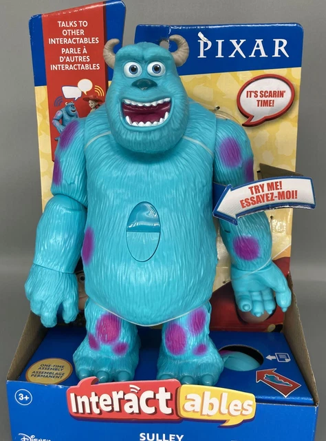 DISNEY PIXAR MONSTERS Inc Sulley Interactables Action Figure Mattel ...