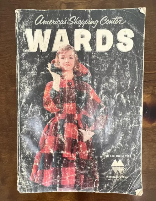 1959 Montgomery Ward Catalog Fall Winter Fashions Vintage Original 1148 Pgs BIG