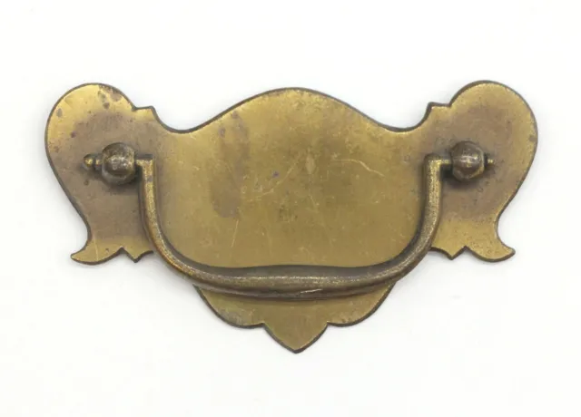 Vintage Traditional 2.75 in. Brass Bail Drawer Pull
