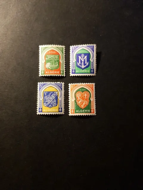 Briefmarke Frankreich Kolonie Algerien N° 337/337B/337C/337D Neu Luxus MNH
