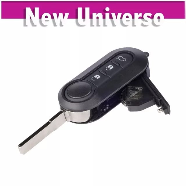 Guscio Telecomando Chiave Fiat Panda 500 Punto Lancia Ypsilon - Ricambio Verde