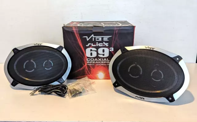 VIBE SLICK 693-V4 - 6"x9" 3-Way Car Shelf 6x9's Speakers 480W