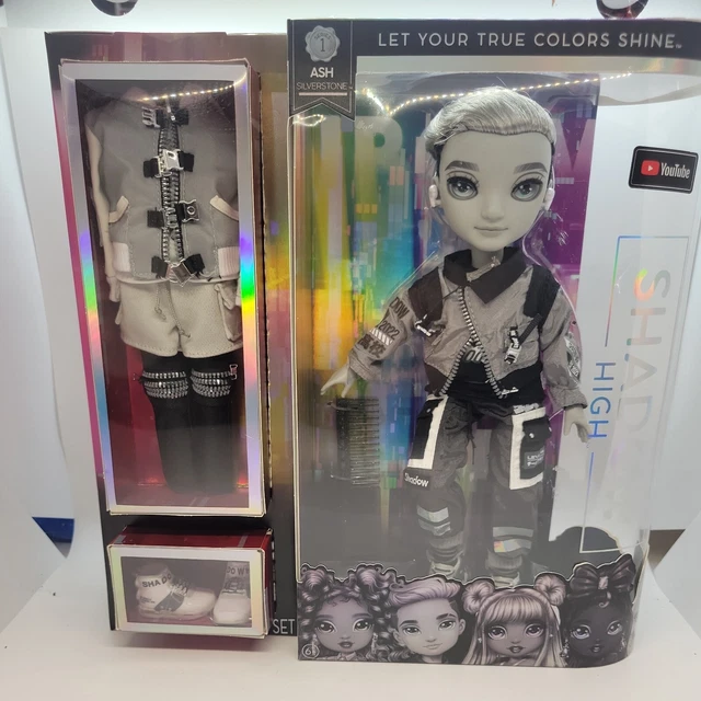 RAINBOW HIGH SHADOW High Series 1 Ash Silverstone Fashion Doll $31.95 ...