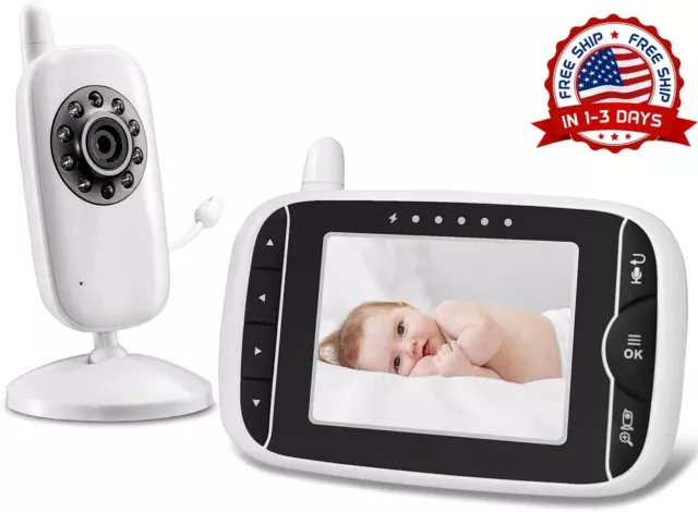 Monitor De Video Para Bebe Con Camara Audio Vision Nocturna Baby Monitor Camera