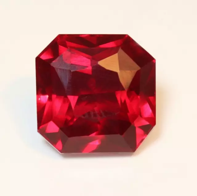 Rubis rouge sang naturel taille carrée 18,05 ct AAA + pierre précieuse en...