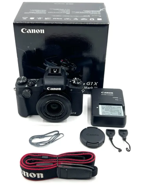 Canon PowerShot G1 X Mark III 24.2 MP Digital Camera  w/Box Near Mint #029