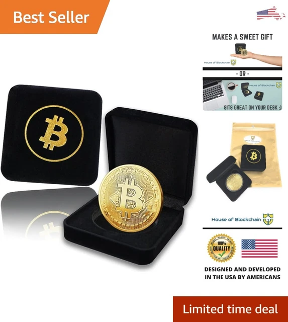 Premium Deluxe Physical Bitcoin - Collector's Edition - Display Case