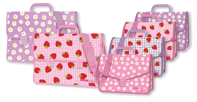 Valigetta Portadisegni 39x59 Cm Con Soffietti - Cartella Scuola, Colori Fluo