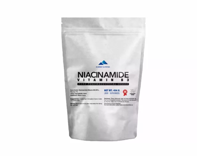 Vitamin B3 Niacinamid Nicotinaminde 100% Pharmazeutisches Qualitätspulver