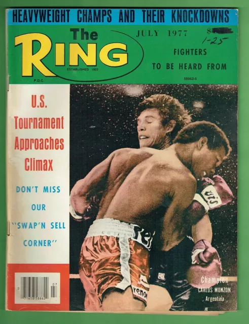 #Ee.  The Ring Boxing Magazine, July 1977