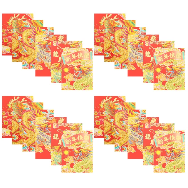 30 pezzi buste rosse stile cinese festival buste rosse