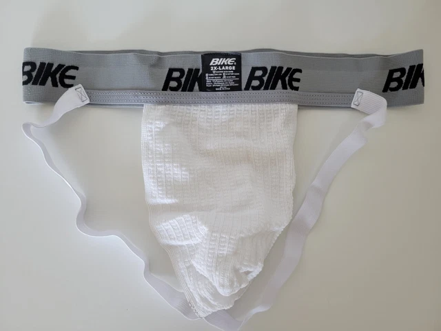 thumbnail image 2 of Bike Athletic Men's 2XL Jockstrap – Soft & Silky Gray Silver, USA Made, Breathable 2 of 5