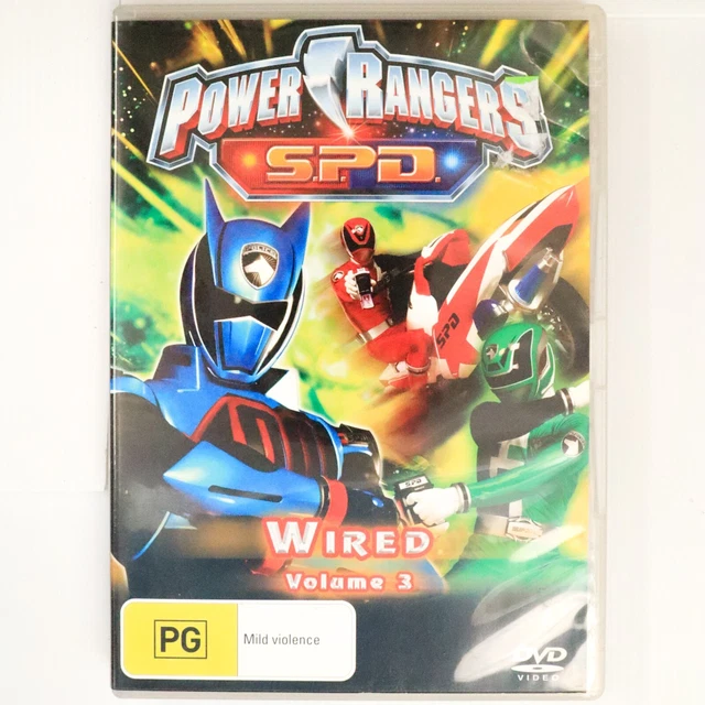 Power Rangers Rpm Volume 3 Dvd POWER RANGERS S.P.D.: Wired - Vol 3 (DVD 2005) Action Adventure Family ...