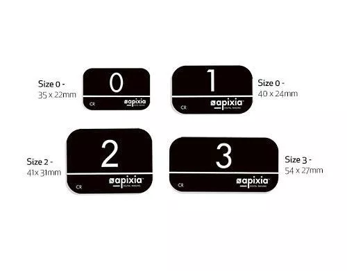 (PSP) Apixia Phosphor Plates Size #2 Pk/4 10802 Works with ScanX PSP scanner 2