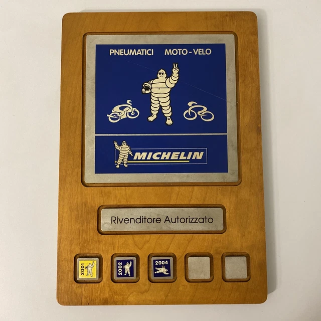 Enseigne émaillée Vintage Peugeot Michelin - Pub Ancienne, Bon état