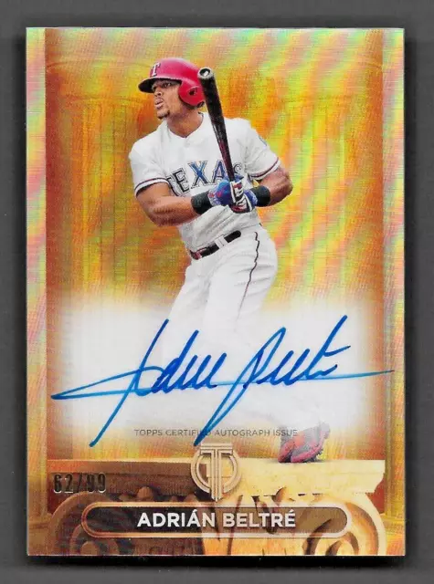 2024 Topps Tribute ADRIAN BELTRE Pillars Of The Game HOF Autograph /99