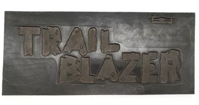 Trail Blazer Print Plate Bag Stamp Mold Dog Food Advertising Sign (inv#195071)