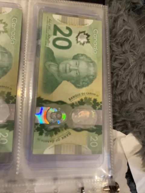 Canadian 20 Dollar Banknote 2015 Commemorative Queen Elizabeth ll Historic Reign 3
