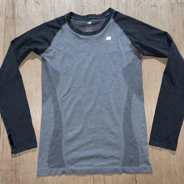 New Balance Mens athletic mesh long sleeve running t shirt