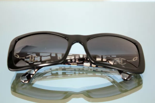 Vintage Chanel Blue Tinted Sunglasses CC Logo Glasses