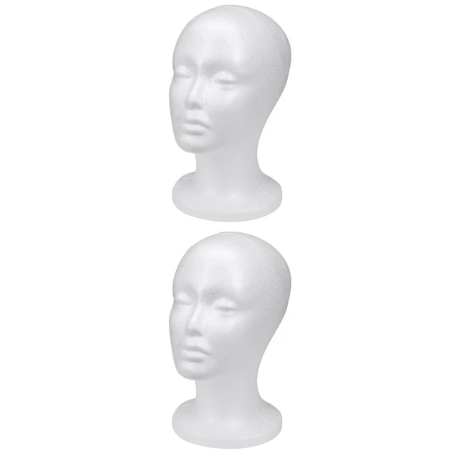 2x Head Model for Hat   Display Mannequin  Head Display Head Model Halloween