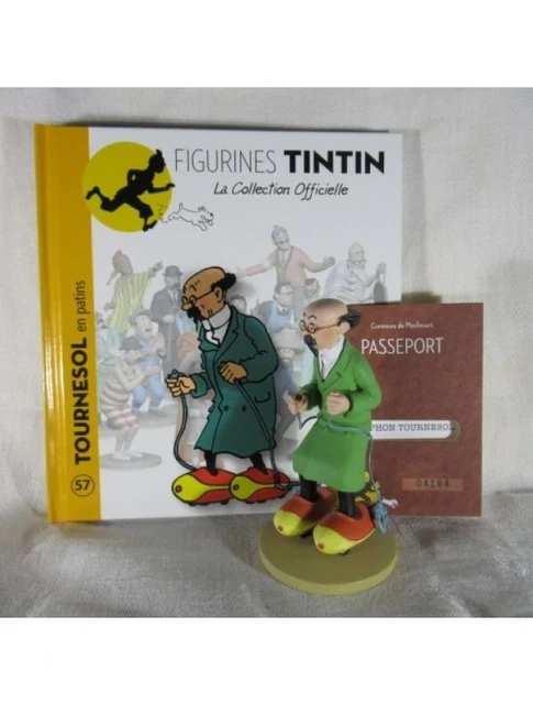 Figurine Tournesol en patins Collection officielle Tintin - Collection