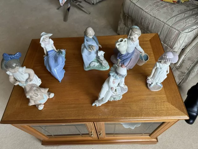 Collection Of Six NAO Lladro Figures